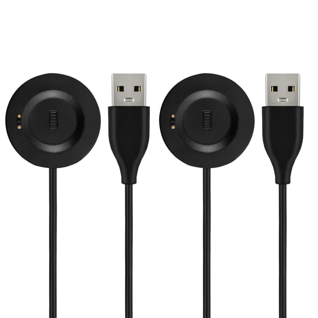 2 Pcs USB Charger Cable ONLY Compatible with iTouch Air 3 Smartwatch  iTouch Sport 3 Smartwatch, Replacement Charging Base Station Fit for iTouch Air 3 Smartwatch