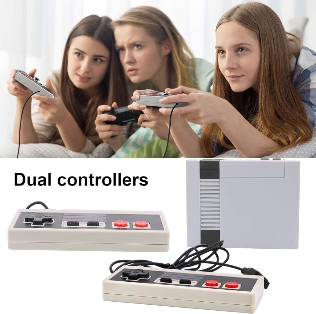 Classic Mini Retro Gaming Console - AV Input Old School Systems with built in 620 games for Valentine/Birthday/Thanksgiving/Christmas Gift