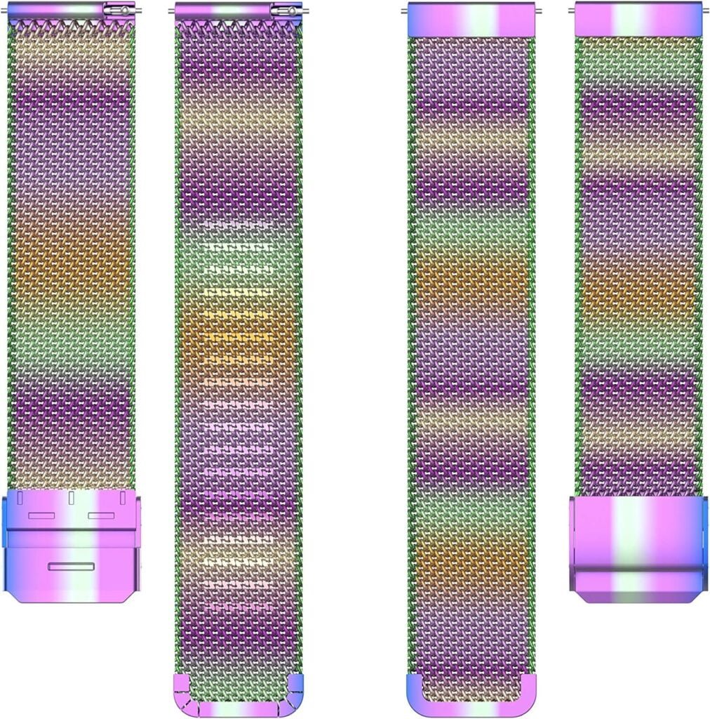 Compatible with iTech Fusion 2/ iTech Fusion 2R Watch Band for WomenMen Metal Mesh Stainless Steel Wristbands for iTech Fusion 2R Replacement Bands Bracelet Strap