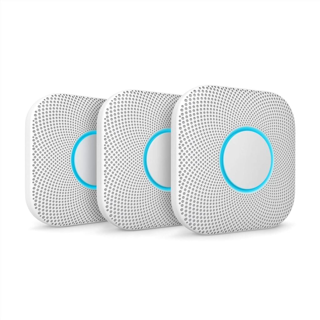 Google Nest Protect - Smoke Alarm - Smoke Detector and Carbon Monoxide Detector - Battery Operated , White - S3000BWES