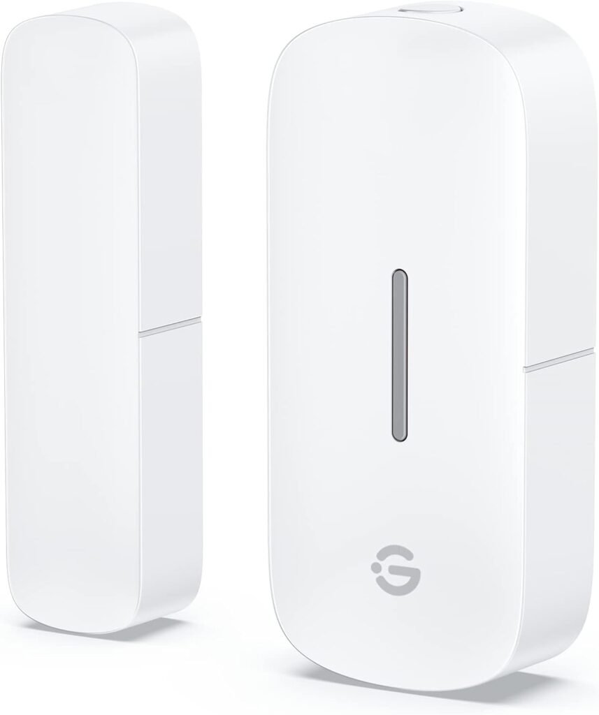 GoveeLife Door Window Sensor, Group Control Unlimited Devices, Wireless Mini Contact Sensor for Smart Home Automation, Battery Powered, Supports Most Smart Products White