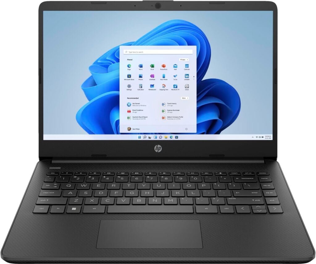 HP 2024 Latest 14 Laptop (14 HD Touchscreen, AMD Ryzen 3 5300U, 16GB RAM, 512GB SSD, (Beats i5-11300H)) Student  Business, Long Battery Life, Webcam, Type-C, HDMI, IST Pen, Win 11 Home, Black