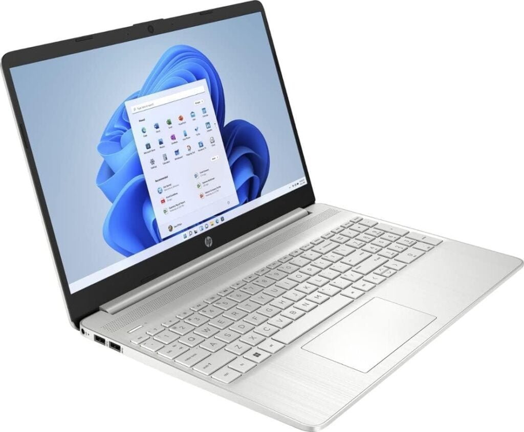HP 2024 Newest Pavilion 15.6 HD Touchscreen Laptop, 8GB RAM, 256GB SSD Storage, Intel Core Processor, Type-C, HDMI, Backlit Keyboard, Windows 11 Home, Silver (Renewed)
