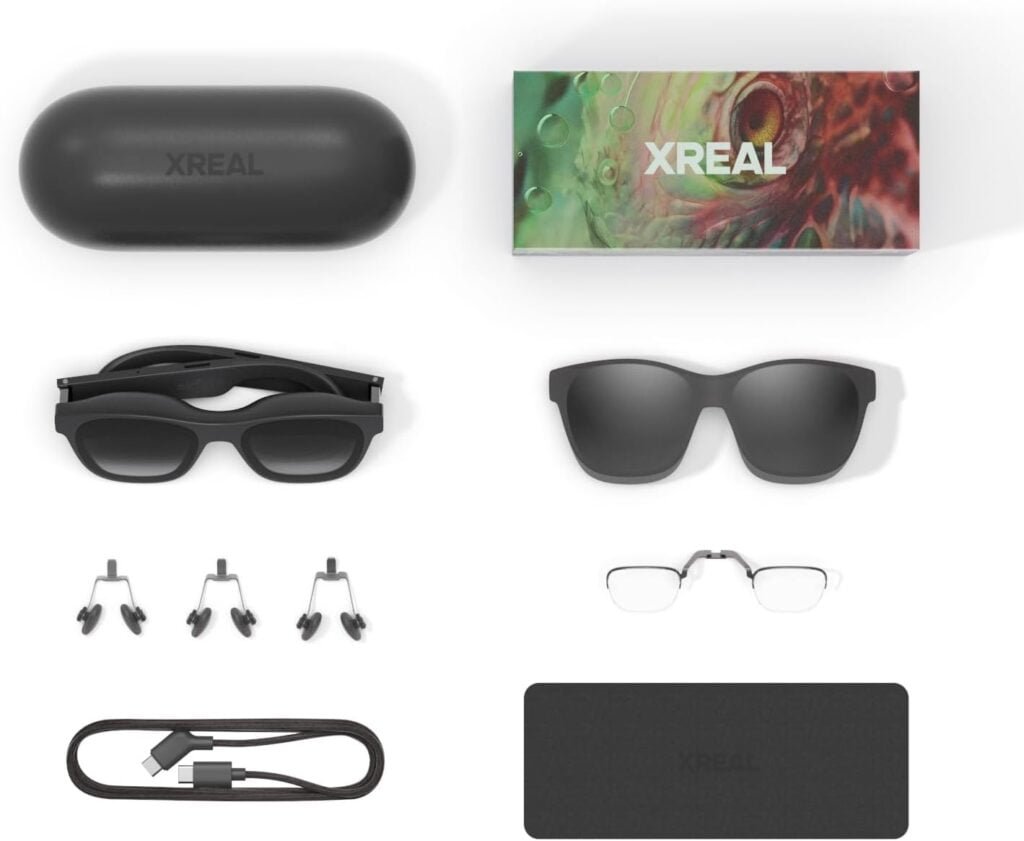 XREAL Air 2 Pro AR Glasses, The Ultimate Wearable Display with 3-Level Immersion Control, 75g 120Hz 1080P, Smart Glasses, Ideal for Gaming, Streaming and Working