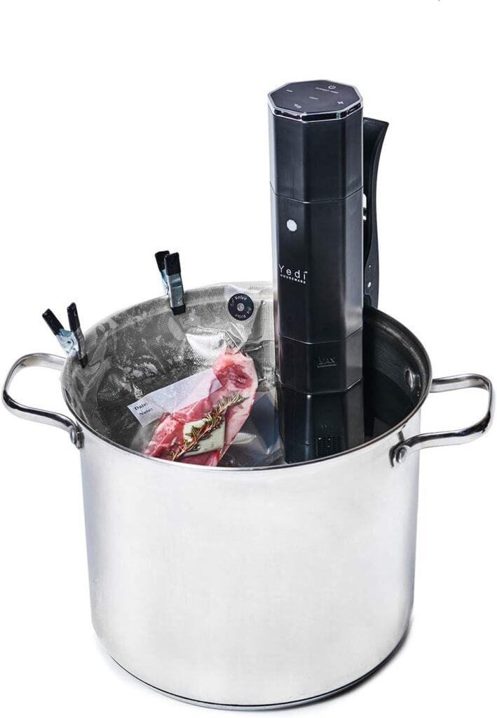 Yedi Infinity Sous Vide, Powered by Octcision Technology, Deluxe Accessory Kit, Recipes, 1000 Watts