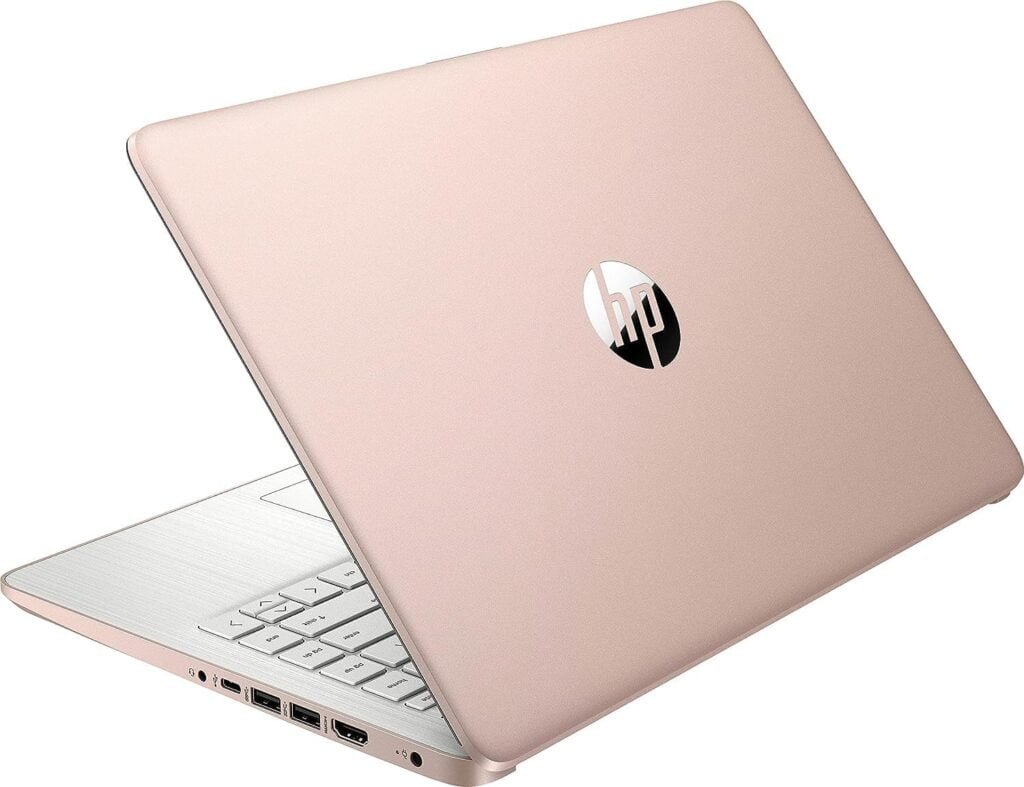 HP Newest 14 Ultral Light Laptop for Students and Business, Intel Quad-Core N4120, 8GB RAM, 192GB Storage(64GB eMMC+128GB Micro SD), 1 Year Office 365, Webcam, HDMI, WiFi, USB-AC, Win 11 S