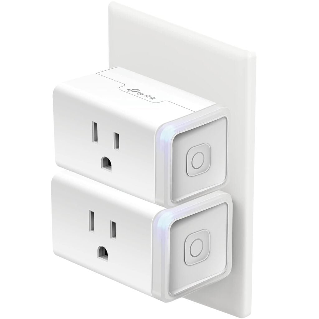 Kasa Smart Plug HS103P2, Smart Home Wi-Fi Outlet Works with Alexa, Echo, Google Home  IFTTT, No Hub Required, Remote Control,15 Amp,UL Certified, (Pack of 2) White