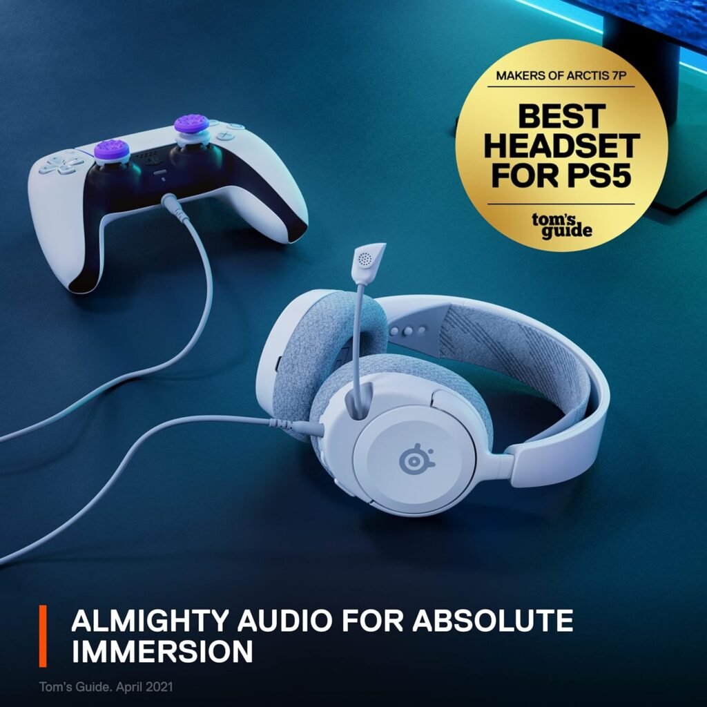 SteelSeries New Arctis Nova 1P Multi-System Gaming wired Headset — Hi-Fi Drivers — 360° Spatial Audio — Comfort Design — Durable — Lightweight—Noise-Cancelling Mic — PS5/PS4, PC, Xbox, Switch - Black